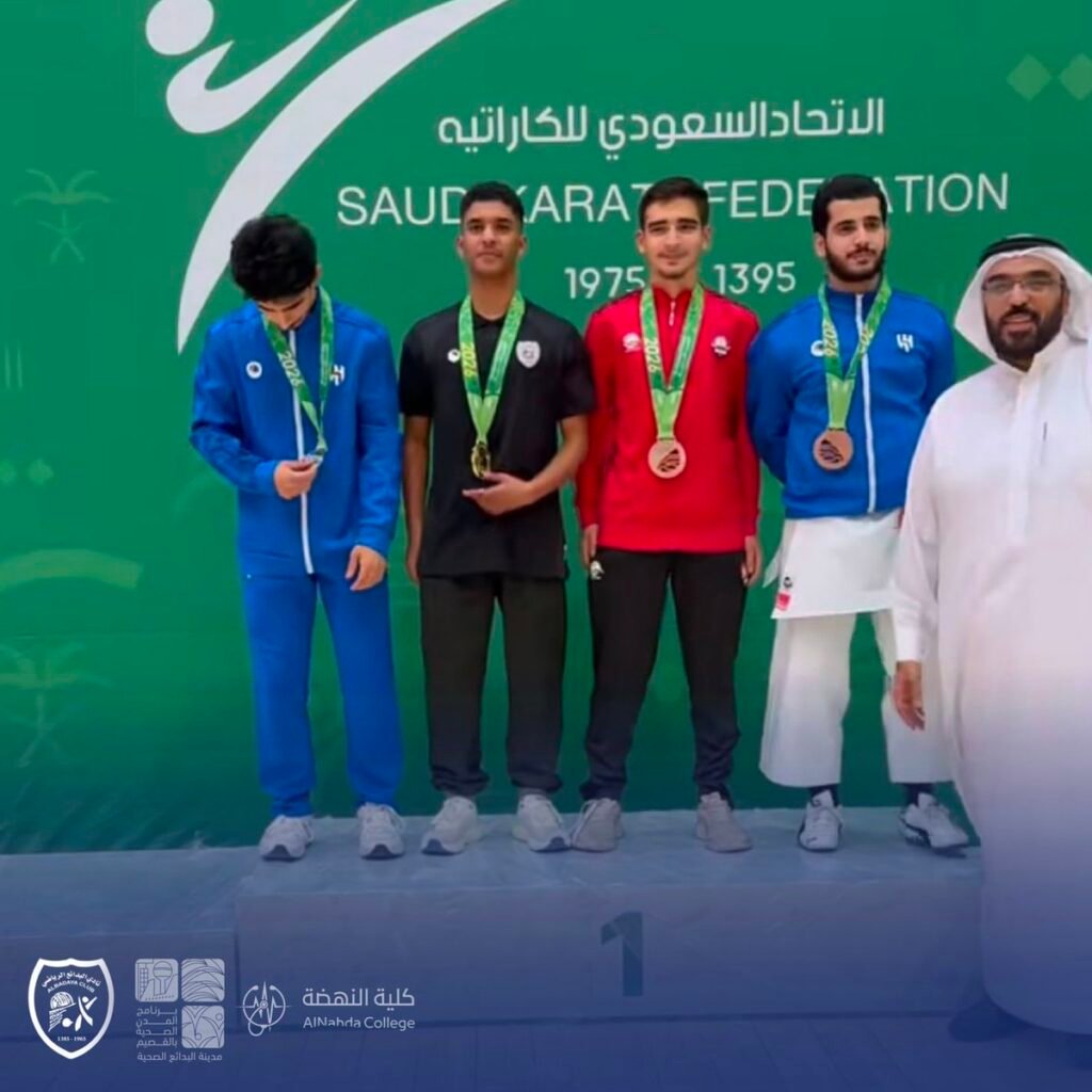 | حقق أبطال نادي البدائع للكاراتيه في بطولة المجموعة الأولى للأندية 12 ميدالية مختلفة كالتالي : الميداليات الذهبية : اللاعب/يعقوب يوسف بوخوه - تحت 21 كاتا اللاعب/ متعب عبدالله الجويزي - شباب كاتا اللاعب/ حسان عبدالرحمن الشعيبي - براعم كاتا الميداليات الفضية : اللاعب / ياسر خبتي الشهراني - براعم كاتا اللاعب / طلال مسفر العمور - براعم كاتا اللاعب / محمد عبد المنعم المندوه - براعم كاتا الميداليات البرونزية : اللاعب / نايف فواز الخالدي - شباب قتال اللاعب / البراء محمد المحارف - شباب قتال اللاعب / انس اشرف علي- شباب قتال اللاعب / يوسف اشرف علي - براعم قتال اللاعب / عزام عبد العزيز الحميد - براعم كاتا اللاعب / قصي احمد الطاهر - براعم كاتا